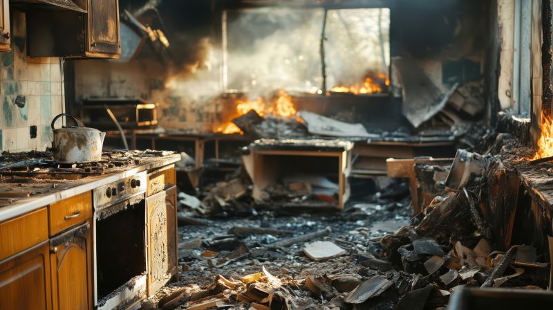 Reconstructed Kitchen Area